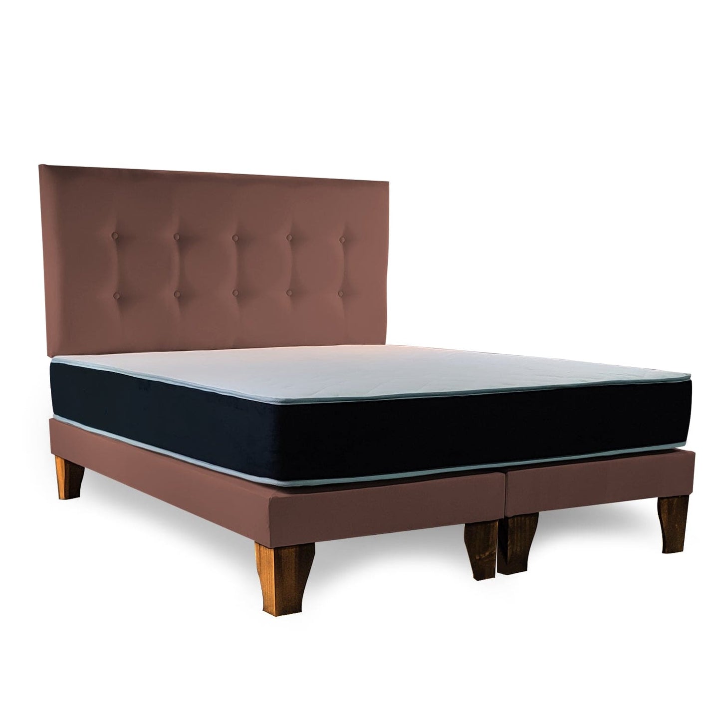 CAMA COMPLETA 2 PLAZAS- CAFÉ