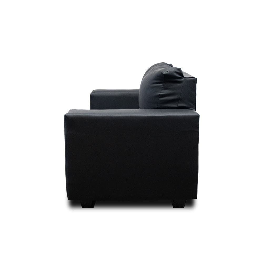 Sofá, Living Modelo Italiary Ecocuero 2C, Click Enmaderado