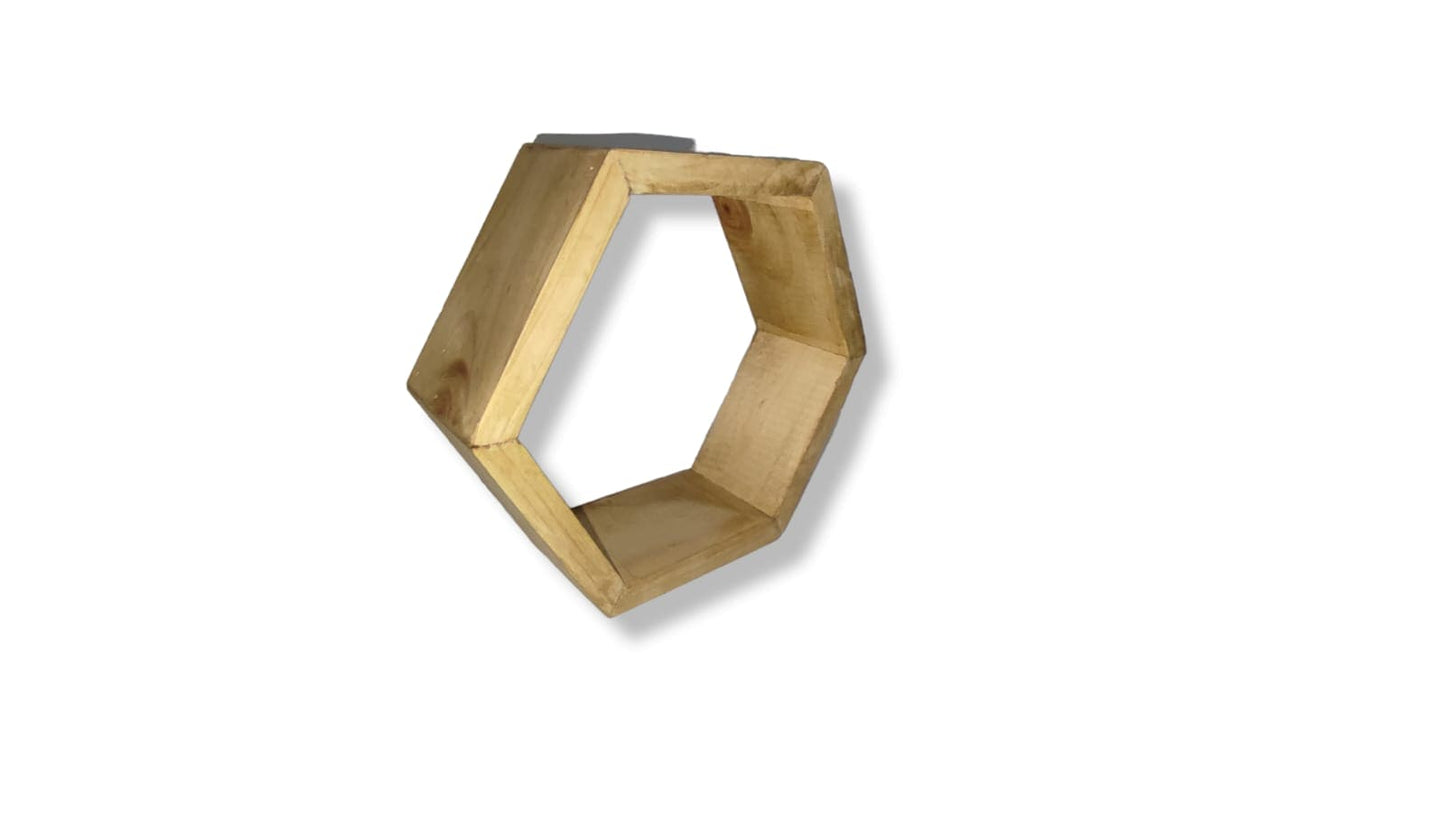 Repisas Hexagonales en madera