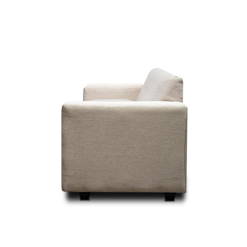 Sofá, Living Italiary 2C, Beige, Click Enmaderado