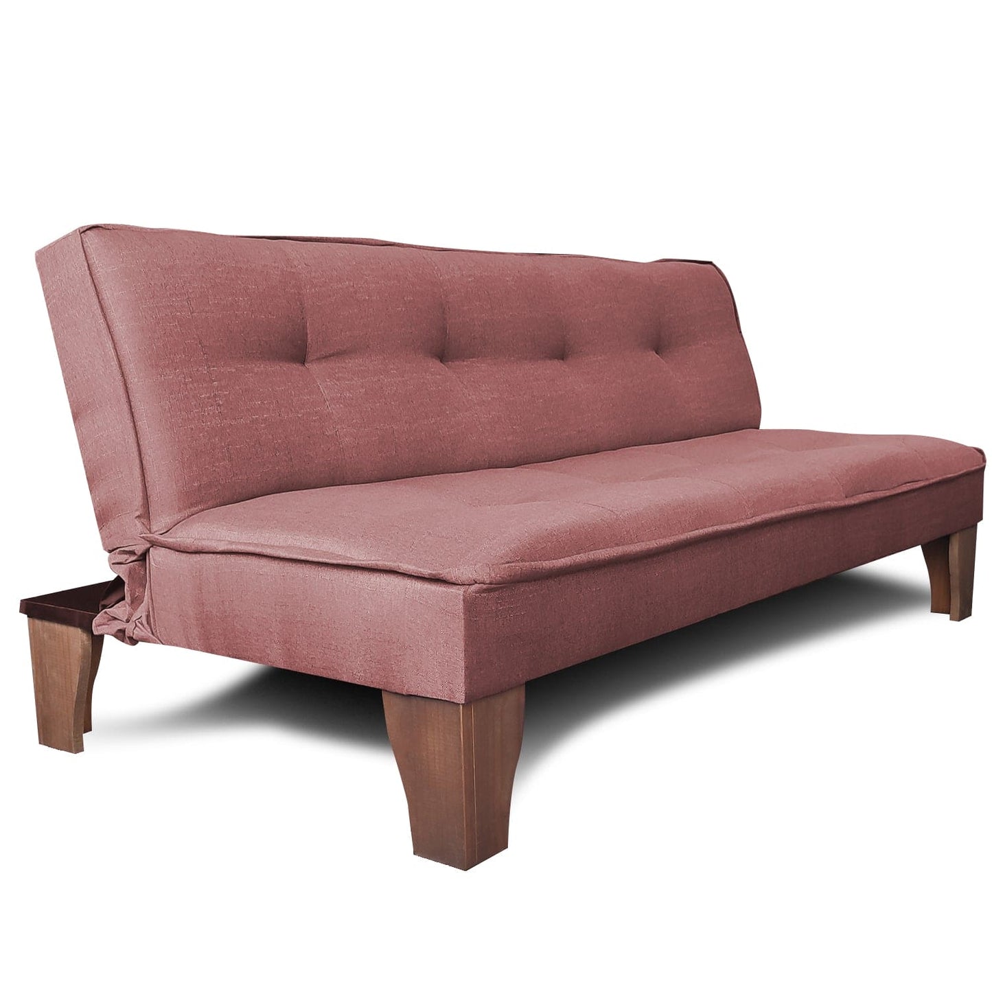 Futón Amelia Palo Rosa, Click Enmaderado