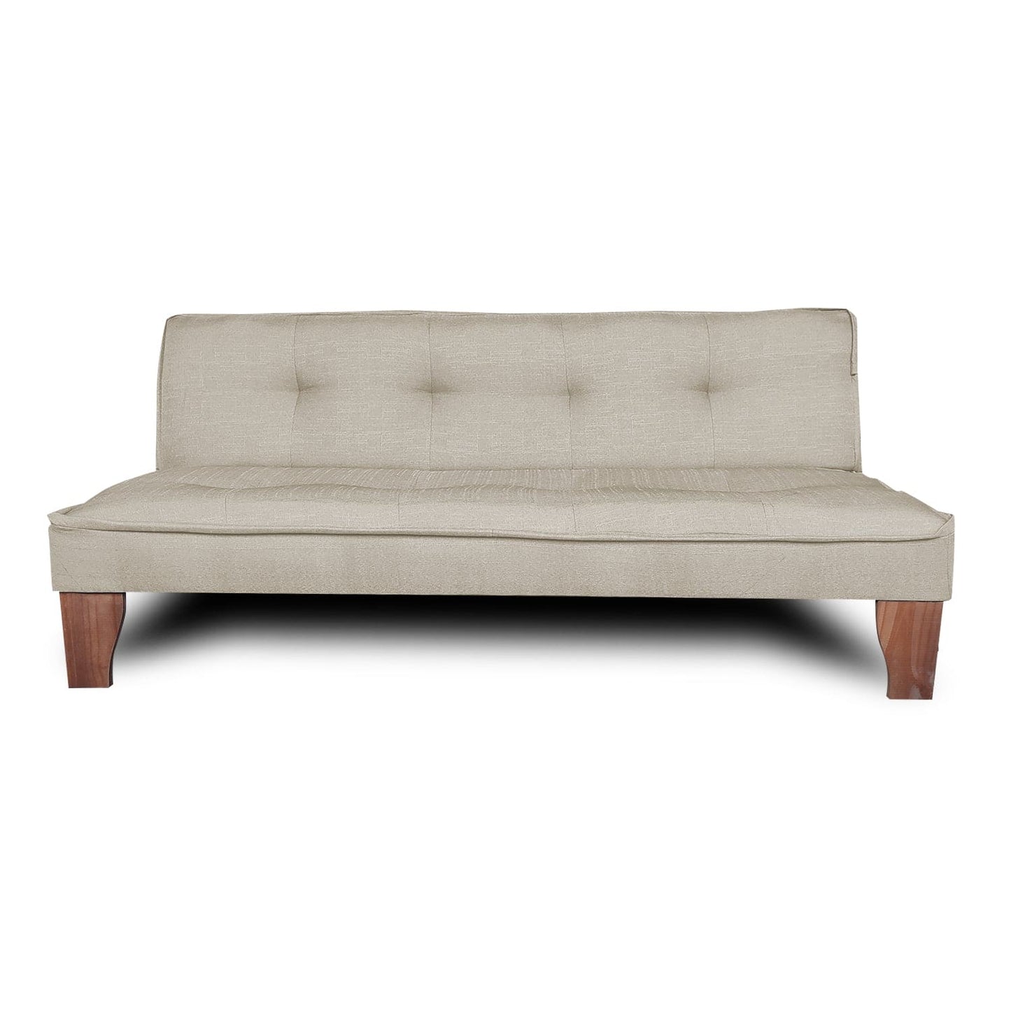 Futón Amelia Beige, Click Enmaderado