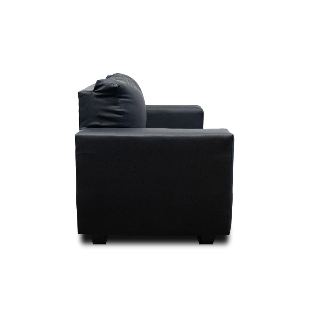 Sofá, Living Modelo Italiary Ecocuero 2C, Click Enmaderado